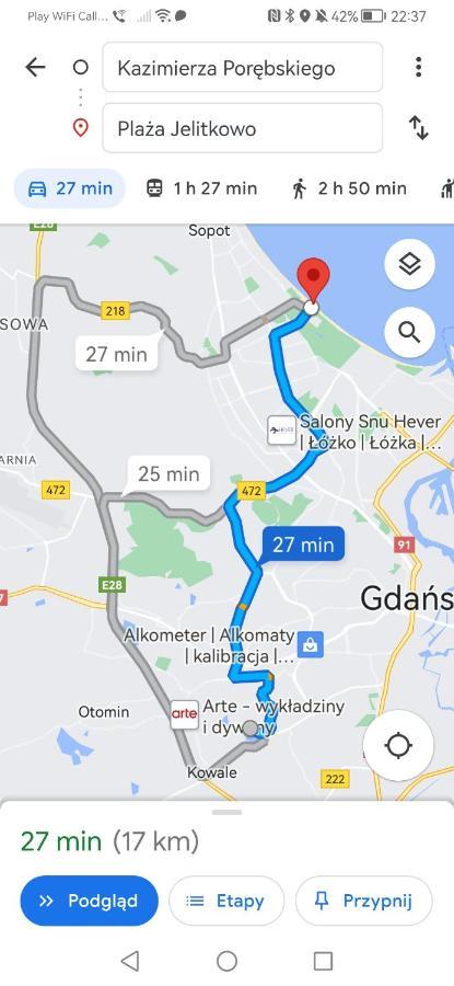 Przytulna Kawalerka Z Ogrodem Gdańsk Exterior foto