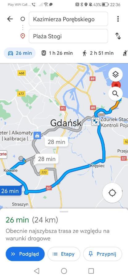 Przytulna Kawalerka Z Ogrodem Gdańsk Exterior foto