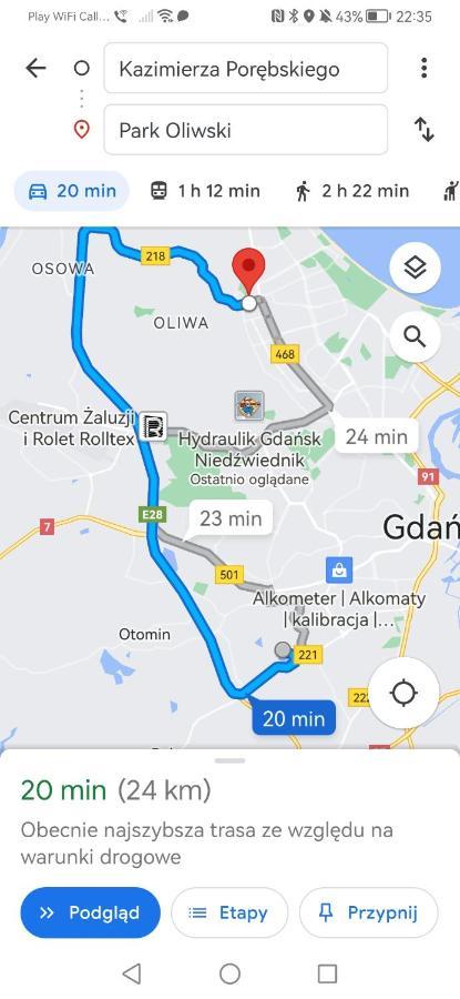 Przytulna Kawalerka Z Ogrodem Gdańsk Exterior foto